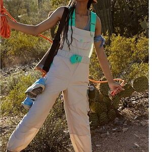 Women's Cream Overalls